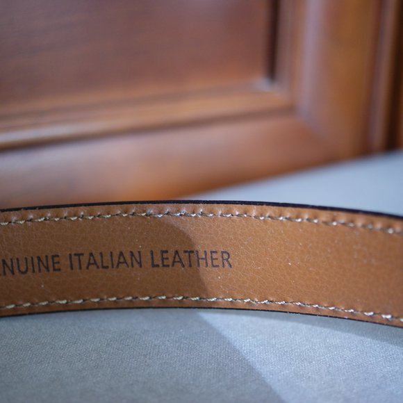 Made in Italy Leather Belt - Picture 5 of 5